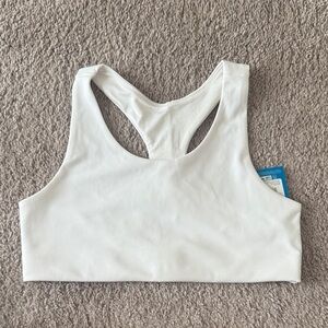 DSG White Racerback Sports Bra